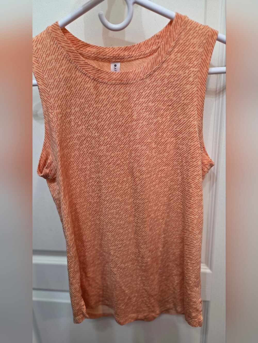 Athleta Peach Heathered Sleeveless Tank